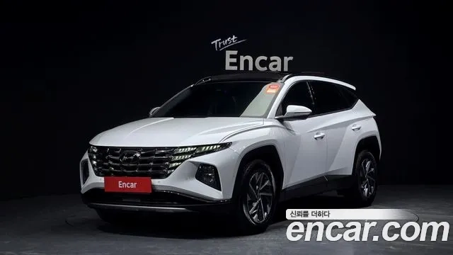 Hyundai Tucson Hybrid (NX4) 2021 Белый из Кореи