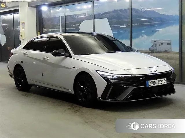 Hyundai The New Avante Hybrid (CN7) 2025 Белый из Кореи
