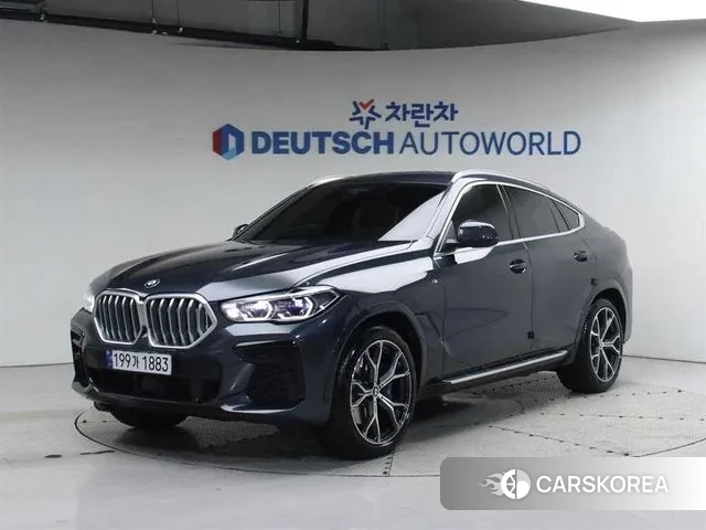 BMW X6 (G06) 2022 Серый из Кореи