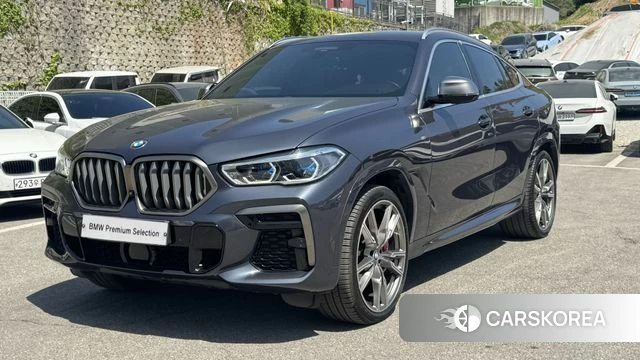 BMW X6 (G06) 2022 Небесно-голубой из Кореи