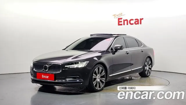 Volvo S90 2022 Серый из Кореи