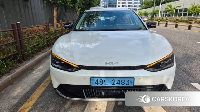 Kia EV6 2022 Белый из Кореи