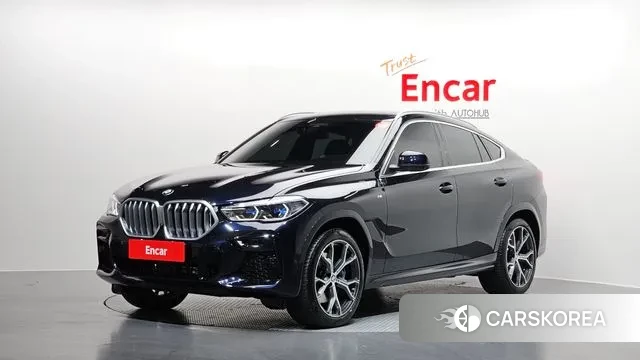 BMW X6 (G06) 2022 Черный из Кореи