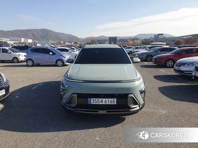 Hyundai Kona (SX2) 2023 Светло-зеленый из Кореи