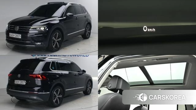 Volkswagen Tiguan second Generation 2020 Черный из Кореи