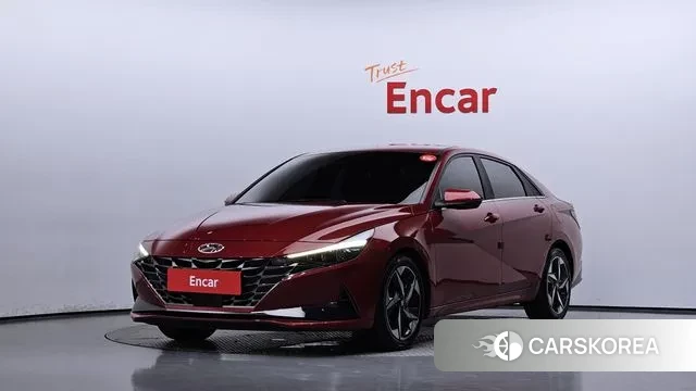 Hyundai Avante (CN7) 2020 Красный из Кореи