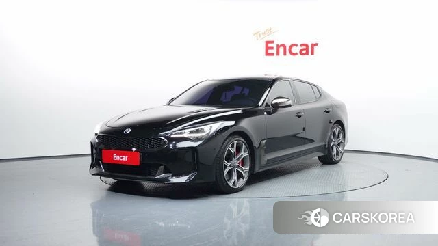 Kia Stinger 2018 Черный из Кореи