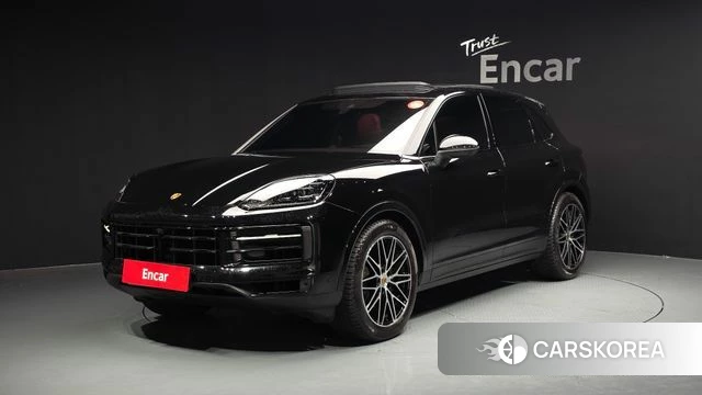 Porsche Cayenne (PO536) 2024 Черный из Кореи