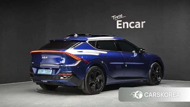 Kia EV6 2023 Синий из Кореи