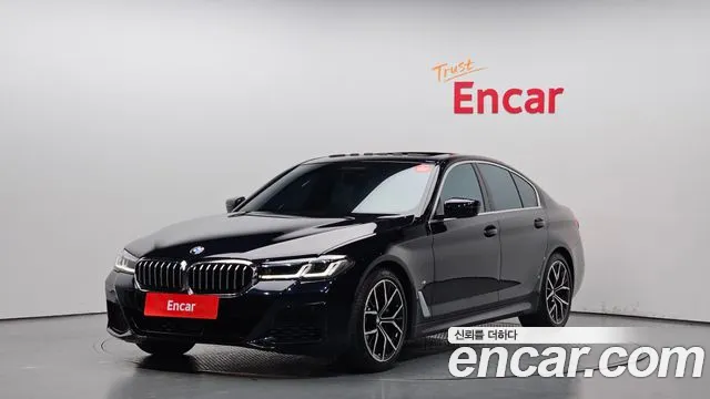 BMW 5 Series (G30) 2023 Черный из Кореи