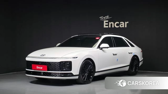 Hyundai Grandeur Hybrid (GN7) 2023 Белый из Кореи