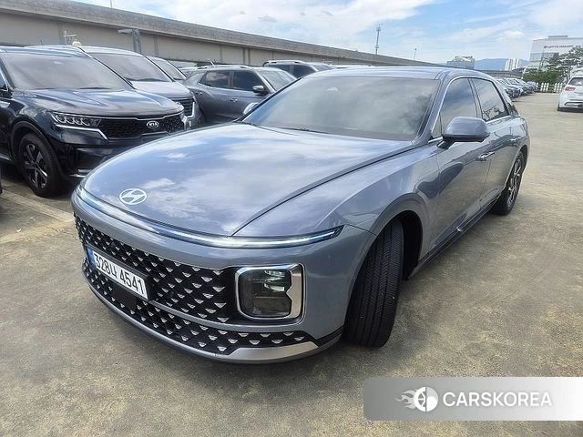 Hyundai Grandeur Hybrid (GN7) 2023 Серебристо-серый из Кореи