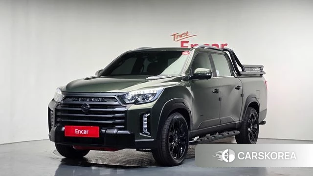 Ssangyong The New Rexton Sports Cannes 2022 Темно-зеленый из Кореи