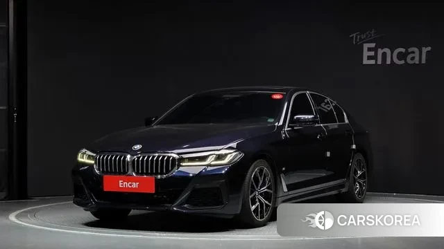 BMW 5 Series (G30) 2021 Синий из Кореи