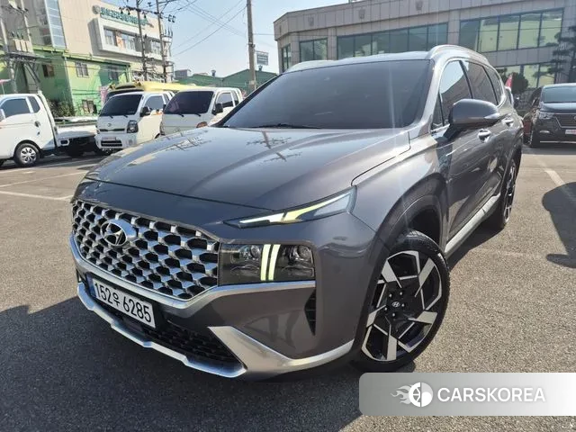 Hyundai The New Santa Fe 2021 Серый из Кореи