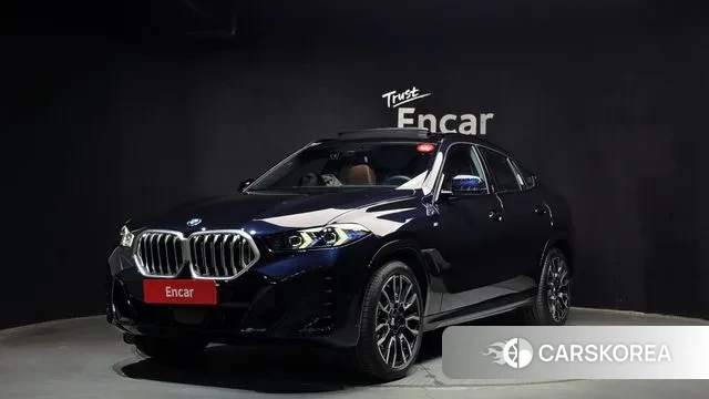 BMW X6 (G06) 2025 Черный из Кореи