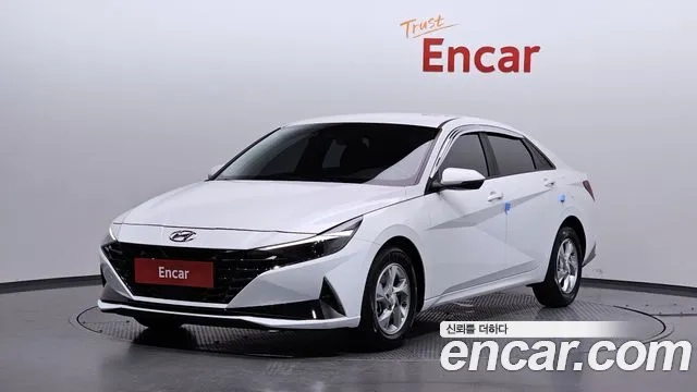 Hyundai Avante (CN7) 2020 Белый из Кореи