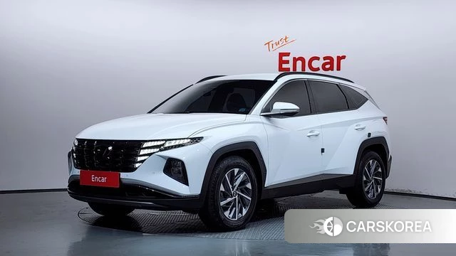 Hyundai Tucson Hybrid (NX4) 2021 Белый из Кореи