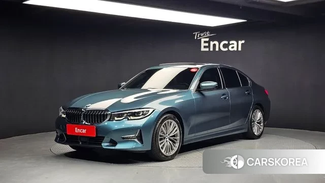 BMW 3 Series (G20) 2021 Небесно-голубой из Кореи