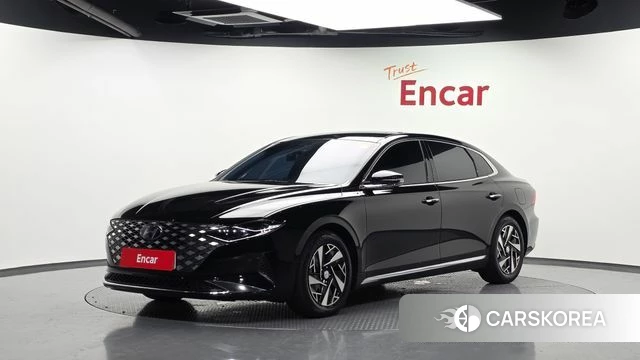Hyundai The New Grandeur IG Hybrid 2020 Черный из Кореи
