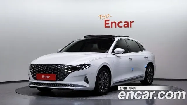 Hyundai The New Grandeur IG Hybrid 2020 Белый из Кореи