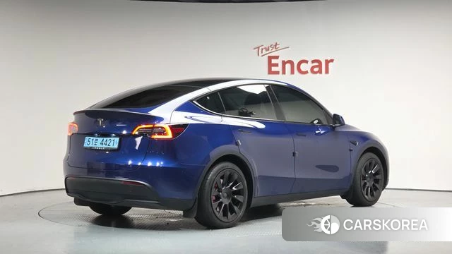 Tesla Model Y 2023 Синий из Кореи