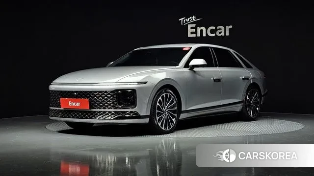 Hyundai Grandeur Hybrid (GN7) 2024 Серебристо-серый из Кореи