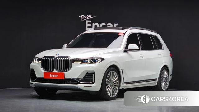 BMW X7 (G07) 2021 Белый из Кореи