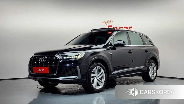 Audi Q7 (4M) 2021 Черный из Кореи