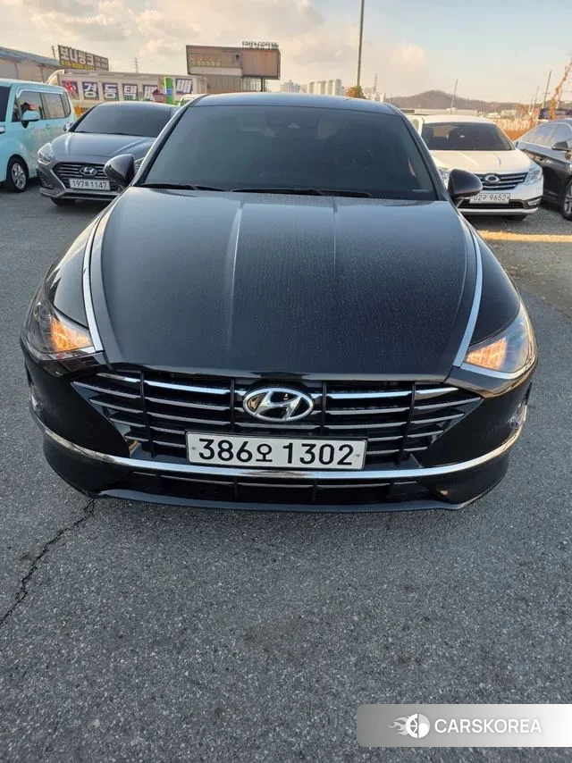 Hyundai Sonata (DN8) 2021 Черный из Кореи