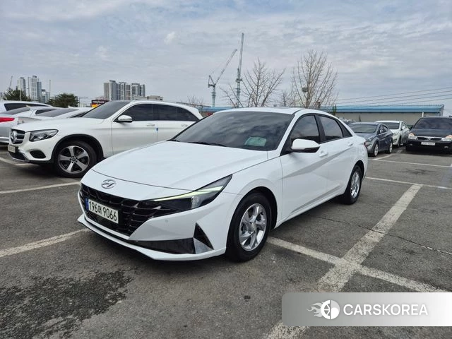 Hyundai Avante (CN7) 2021 Белый из Кореи