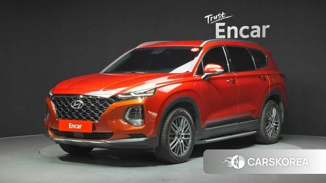 Hyundai Santa Fe TM 2020 Оранжевый из Кореи