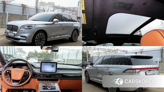 Lincoln Aviator 2nd generation 2022 Серый из Кореи