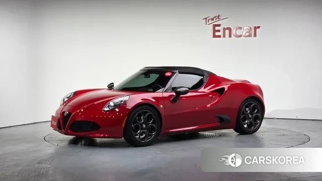 Alfa Romeo 4C 2018 Красный из Кореи
