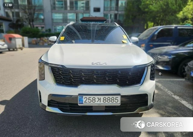 Kia The New Sorento 4th Generation 2024 Белый из Кореи