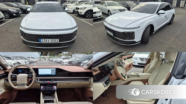 Hyundai Grandeur (GN7) 2024 Белый из Кореи