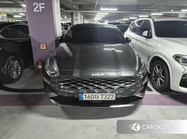 Kia K8 Hybrid 2022 Серый из Кореи