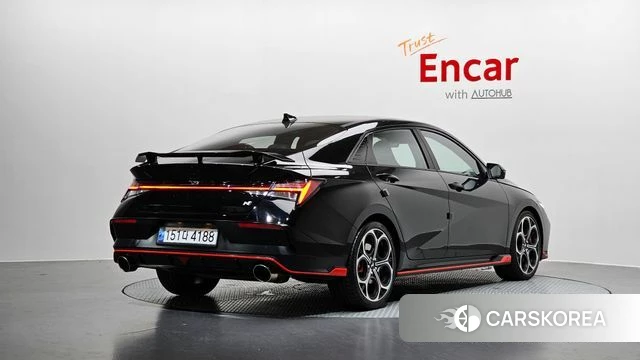 Hyundai The New Avante (CN7) 2025 Черный из Кореи