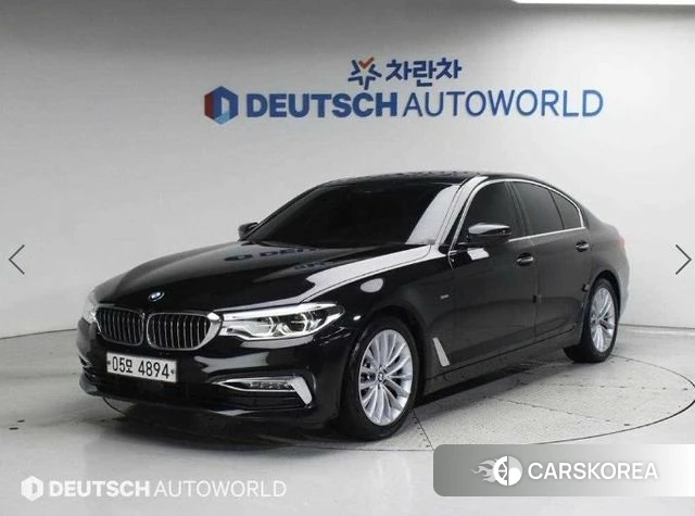 BMW 5 Series (G30) 2018 Черный из Кореи