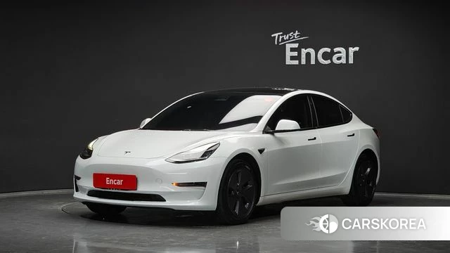 Tesla Model 3 2022 Белый из Кореи