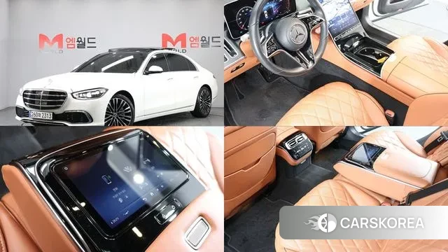 Mercedes-Benz S-Class W223 2023 Черный из Кореи