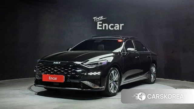 Kia K8 Hybrid 2021 Черный из Кореи