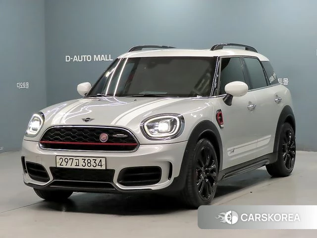 Mini Cooper S Countryman 2021 Белый двухцветный из Кореи