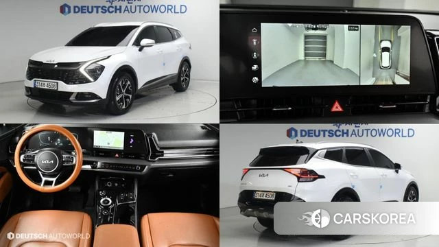 Kia Sportage 5th Generation Hybrid 2021 Белый из Кореи