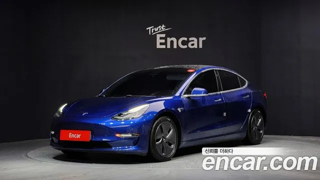 Tesla Model 3 2020 Синий из Кореи