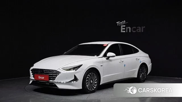 Hyundai Sonata Hybrid (DN8) 2019 Белый из Кореи