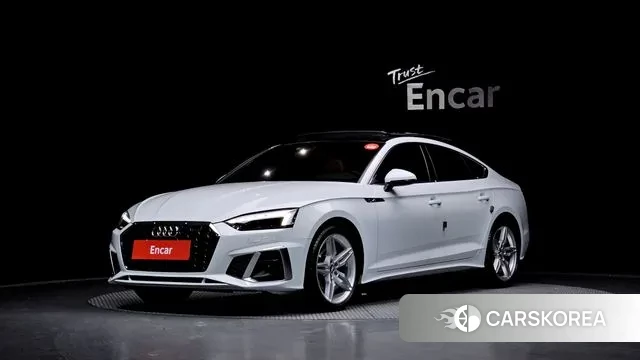 Audi A5 (F5) 2021 Белый из Кореи