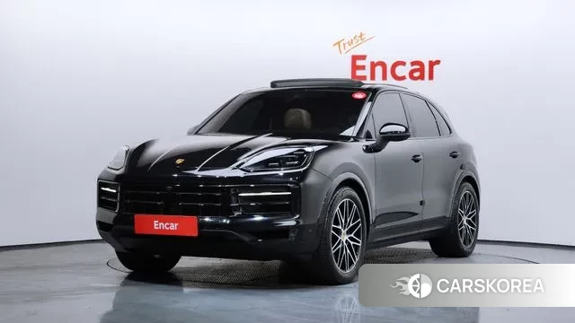 Porsche Cayenne (PO536) 2024 Черный из Кореи