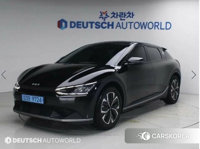 Kia EV6 2022 Черный из Кореи