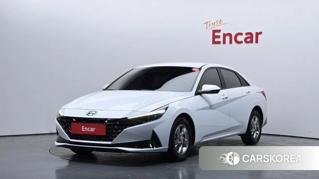 Hyundai Avante (CN7) 2020 Белый из Кореи